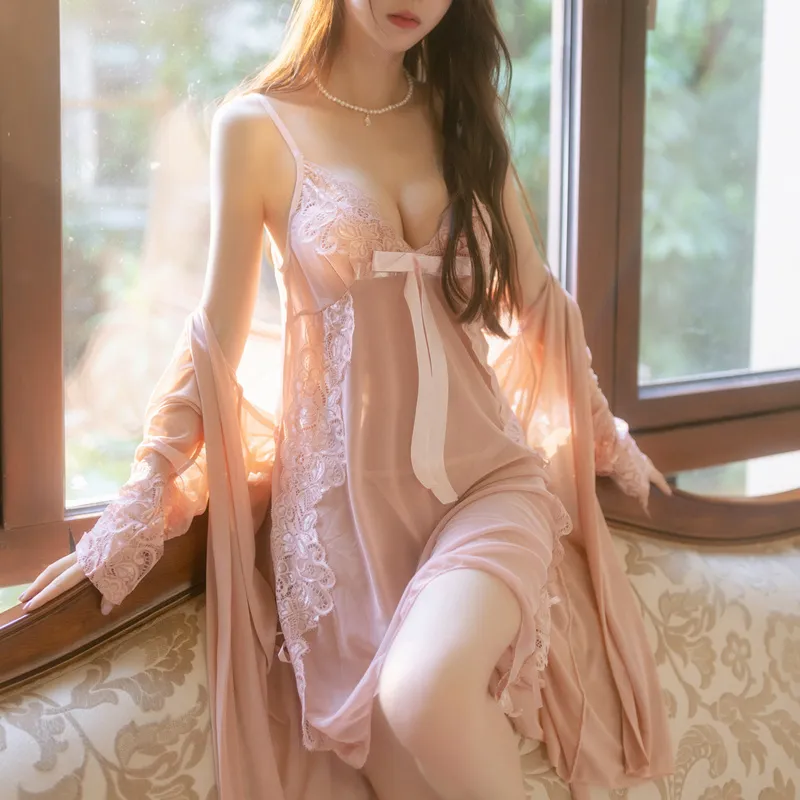 エロ可愛い 全6色 レース サイズS-3XL 透明 目立つ 瞬間脱着 夜の営み セクシー ベビードール